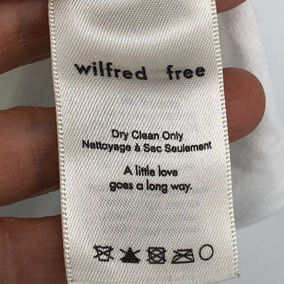 Aritzia Wilfred Free White Vivienne Dress Flowy, camisole mini  dress size XXS - Picture 9 of 16